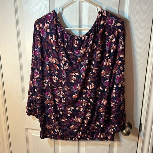 Northern reflection Floral Print Womens Top - Multicolor size XL - Picture 5 of 6